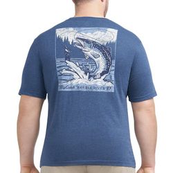 IZOD Mens Marble River Big Catch T-Shirt