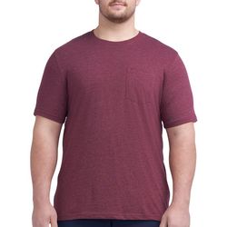 IZOD Mens B&T Solid Pocket Crew Neck Short Sleeve T-Shirt