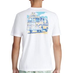 IZOD Mens Saltwater Hard Lemonade Graphic T-Shirt