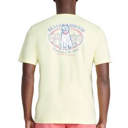 IZOD Mens Saltwater Beach Bum Rum Graphic T-Shirt