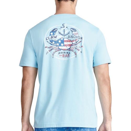 IZOD Mens Online Saltwater Short Sleeve T-Shirt