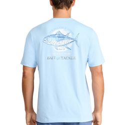 IZOD Mens Saltwater Tuna Graphic Short Sleeve Top