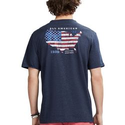 IZOD Mens Saltwater USA Short Sleeve T-Shirt