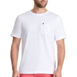 IZOD Mens Solid Pocket Short Sleeve T-Shirt