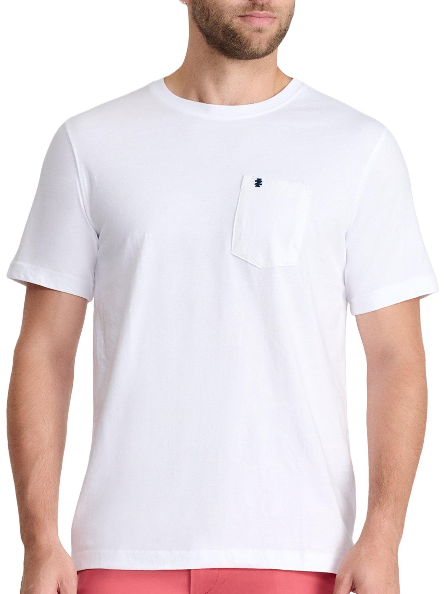 Mens Solid Pocket Short Sleeve T-Shirt