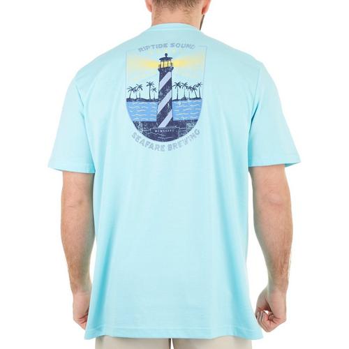 IZOD Mens Saltwater Riptide Sound Short Sleeve T-Shirt