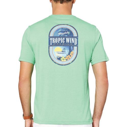 IZOD Mens Tropical Winds Short Sleeve T-Shirt