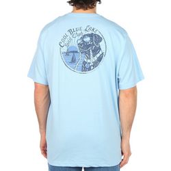 IZOD Mens Cool Blue Lake Short Sleeve T-Shirt