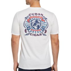 Cubavera Mens Cuban Cigar Short Sleeve T-Shirt