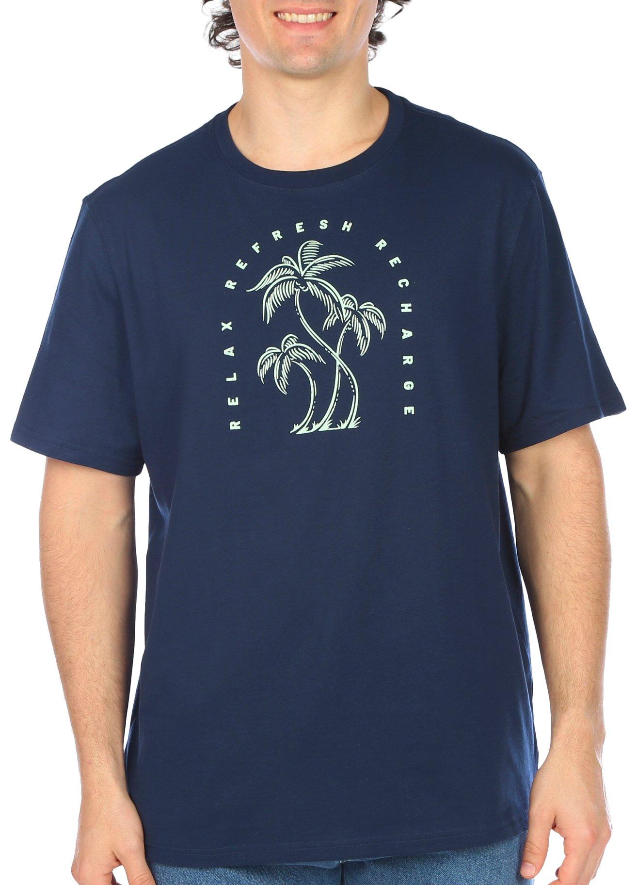 Tackle & Tides Mens Essential Palm Graphic Short Sleeve Tee