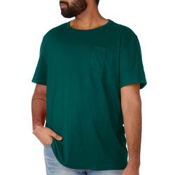 Tackle & Tides Mens Solid Short Sleeve Pocket T- Shirt
