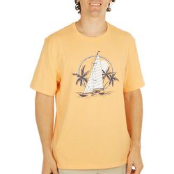 Tackle & Tides Mens Solid Sailboat Short Sleeve T- Shirt