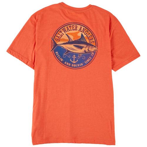 Chaps Mens Saltwater Anglers Short Sleeve T-Shirt