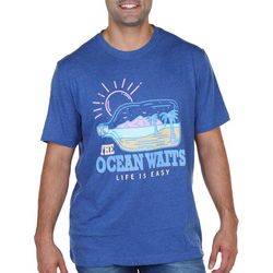 Chaps Mens Ocean Waits Short Sleeve T-Shirt