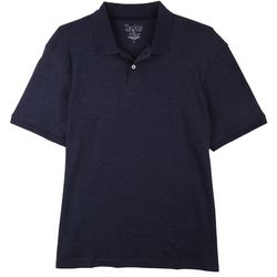 Tackle & Tides Mens Heathered Short Sleeve Polo Top