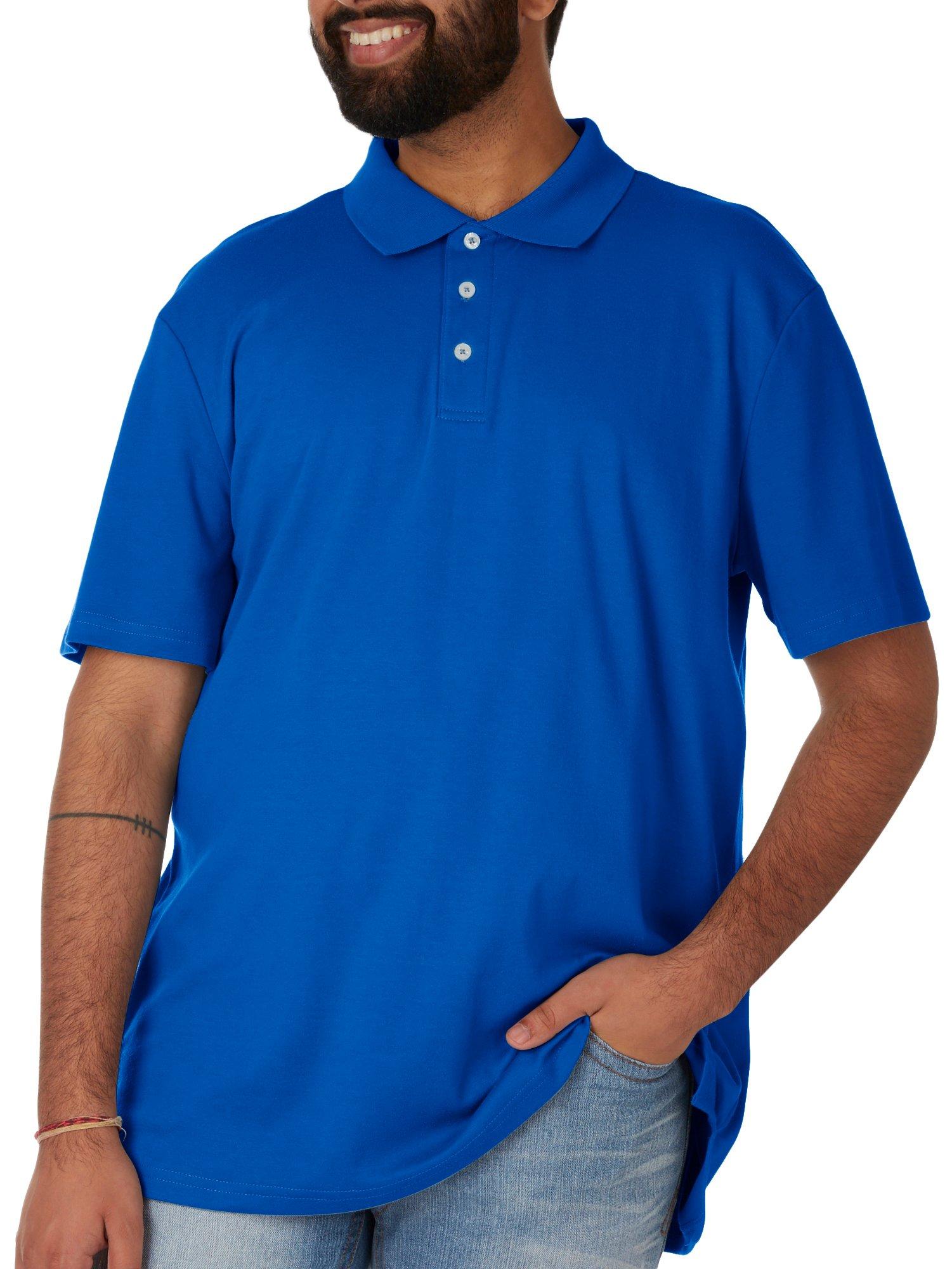 Tackle & Tides Mens Ribbed Collar Polo Shirt