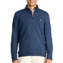 Mens 1/4 Zip Fleece Long Sleeve Sweater