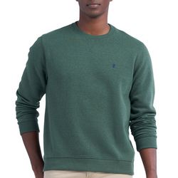 IZOD Mens  Long Sleeve Crewneck Fleece Sweater