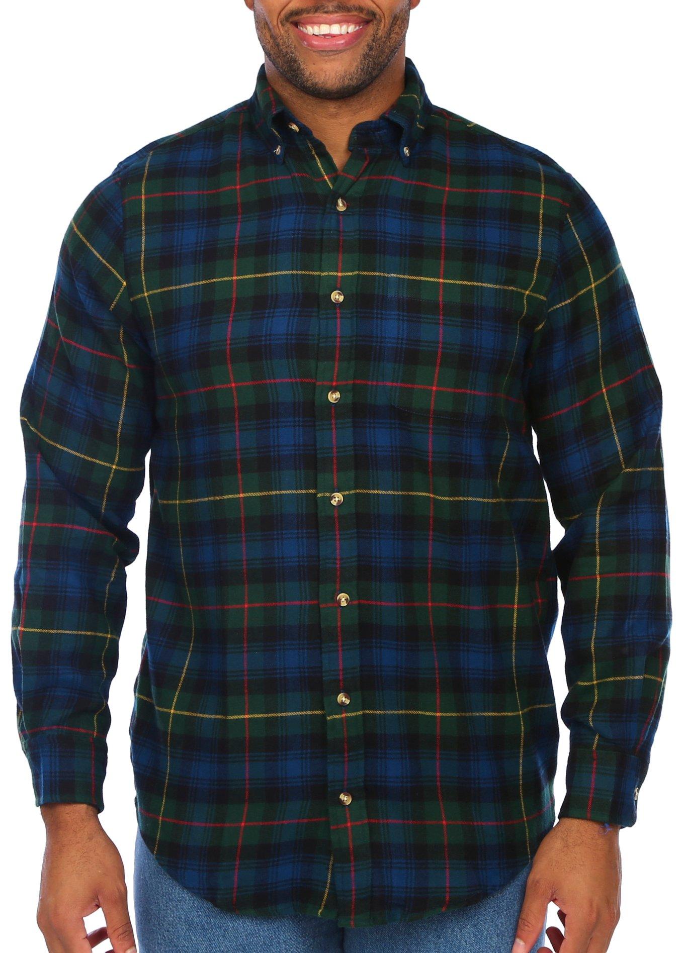Men's Plaid Traditional Flannel Shirt
