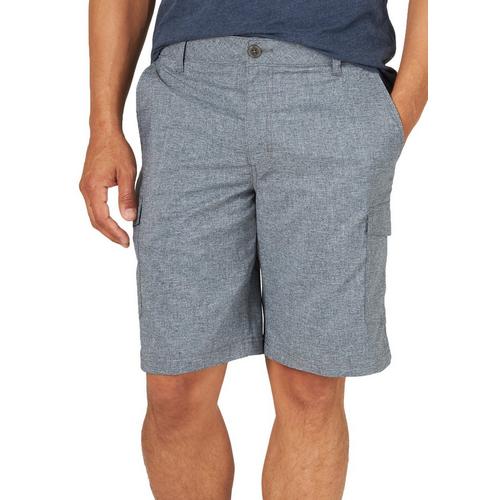 Lee Mens Extreme Comfort Tech Heathered Cargo Shorts