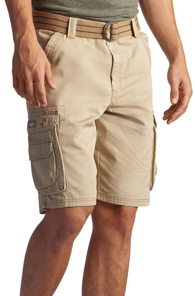 Lee Mens Dungarees Belted Wyoming Cargo Shorts