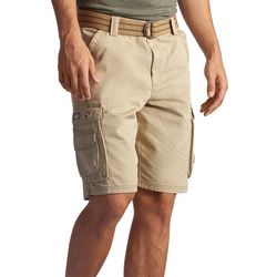 Lee Mens Dungarees Belted Wyoming Cargo Shorts