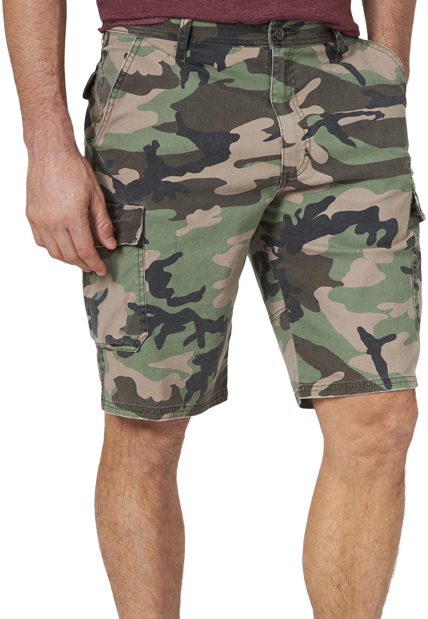 wrangler mens camo cargo pants