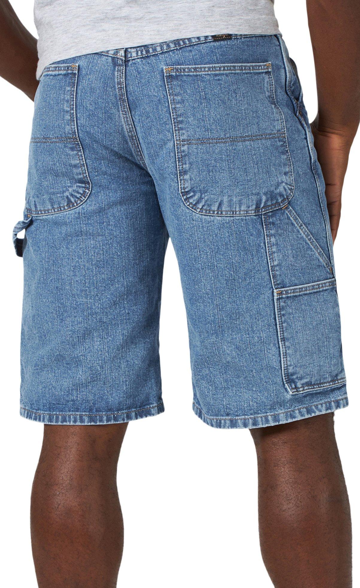 wrangler men's carpenter jean shorts