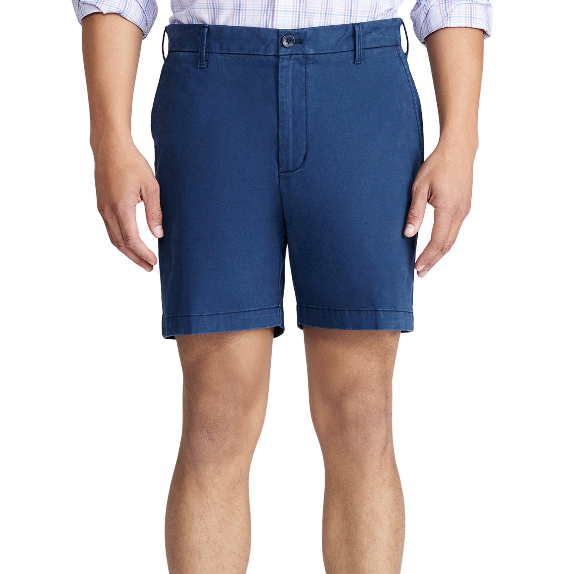 Mens Solid Color Saltwater Stretch Chino Shorts
