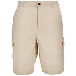Tackle & Tides Mens Flat Front Solid Perfect Cargo Shorts