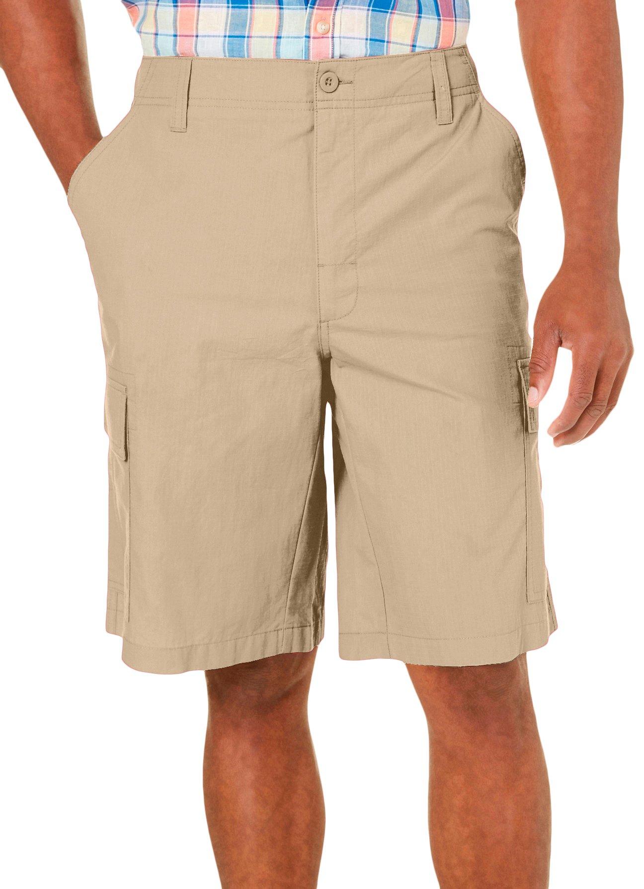 mens cargo shorts with elastic sides