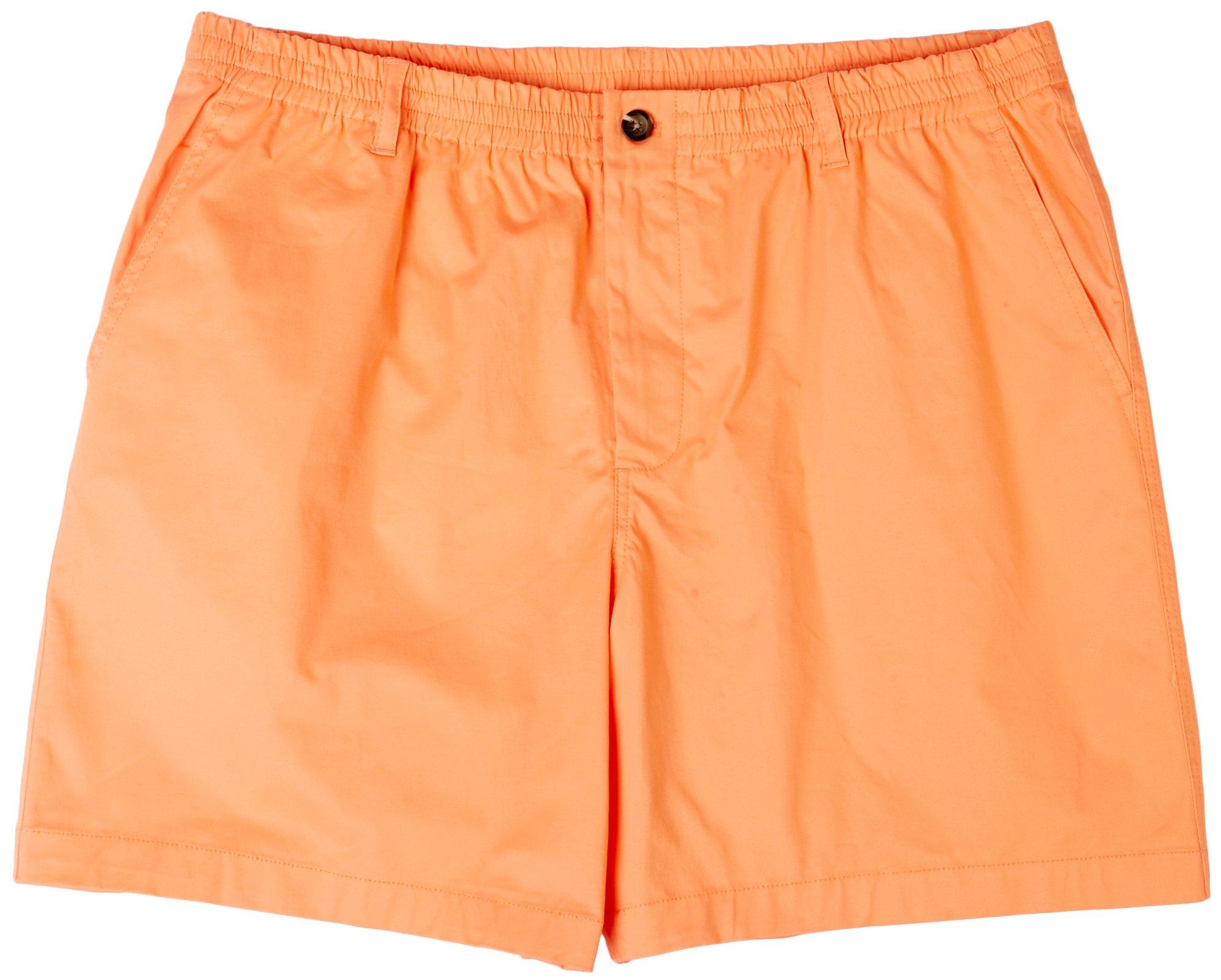Tackle & Tides  Mens Elastic Solid Twill Shorts