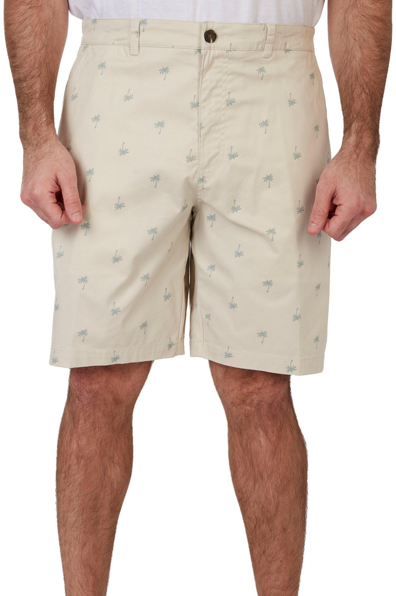 Tackle & Tides Mens Palm Screen Print Shorts