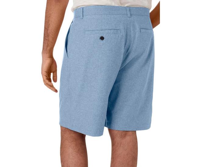 Tackle & Tides Mens Woven Heathered Solid Shorts - Blue - 36W