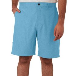 Tackle & Tides  Mens Cool  Flat Front Solid Heather Shorts