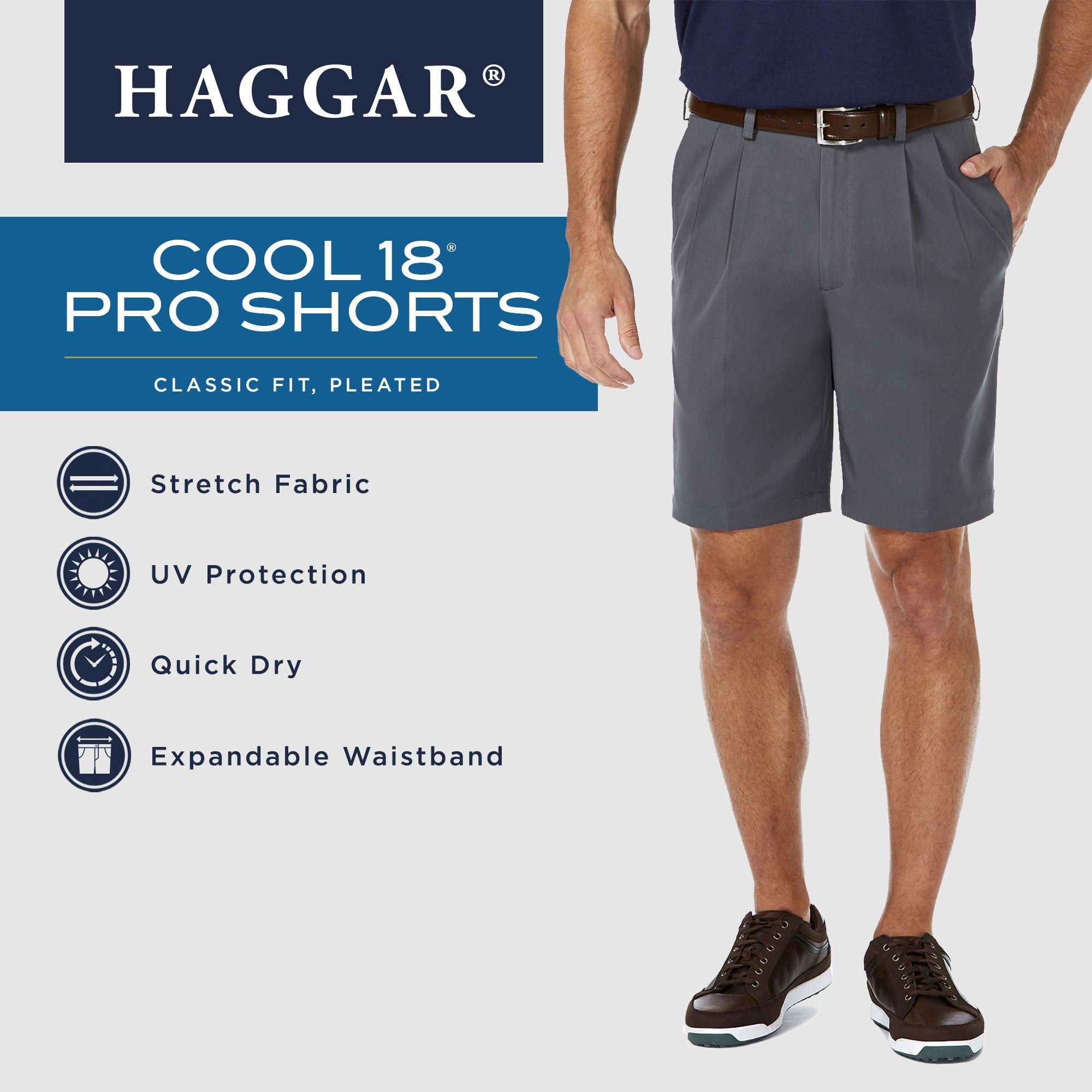 haggar cool 18 pleated shorts