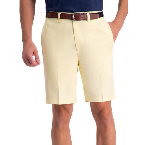Haggar Mens Cool 18 Pro Oxford Solid Shorts