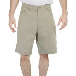 Mens 5 Pockets Oxford Solid Shorts
