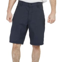 Haggar Mens 5 Pockets Ripstop 365 Flex Solid Shorts