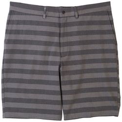 Haggar Mens Active Series Cruise Hybrid Stripe Print Shorts