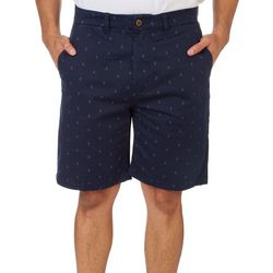 Report Collection Resort Mens Anchor Cotton Shorts