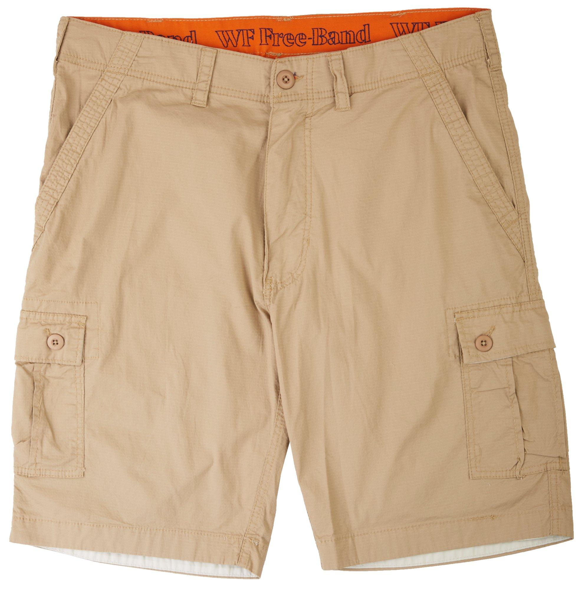 Wearfirst Mens Mindy Solid Cargo Shorts