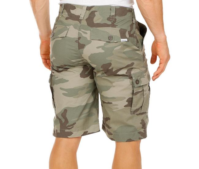 Reel Legends Cargo Camo Shorts Men's Size 36 Green Camouflage