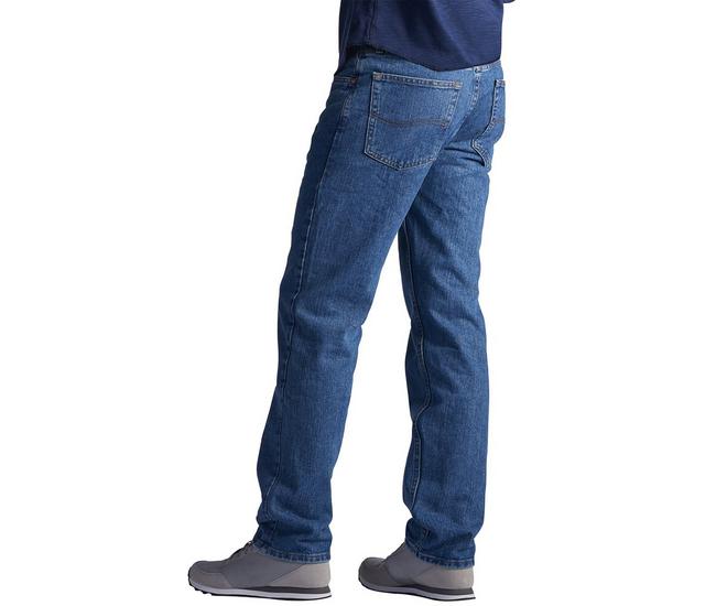 Men Jeans Regular Fit Elastic Midweight Jean