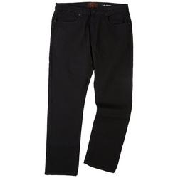 Mens Slim Straight Solid Stretch Jeans