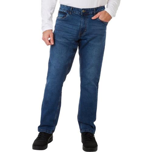 IZOD Mens Straight Fit Denim Jeans