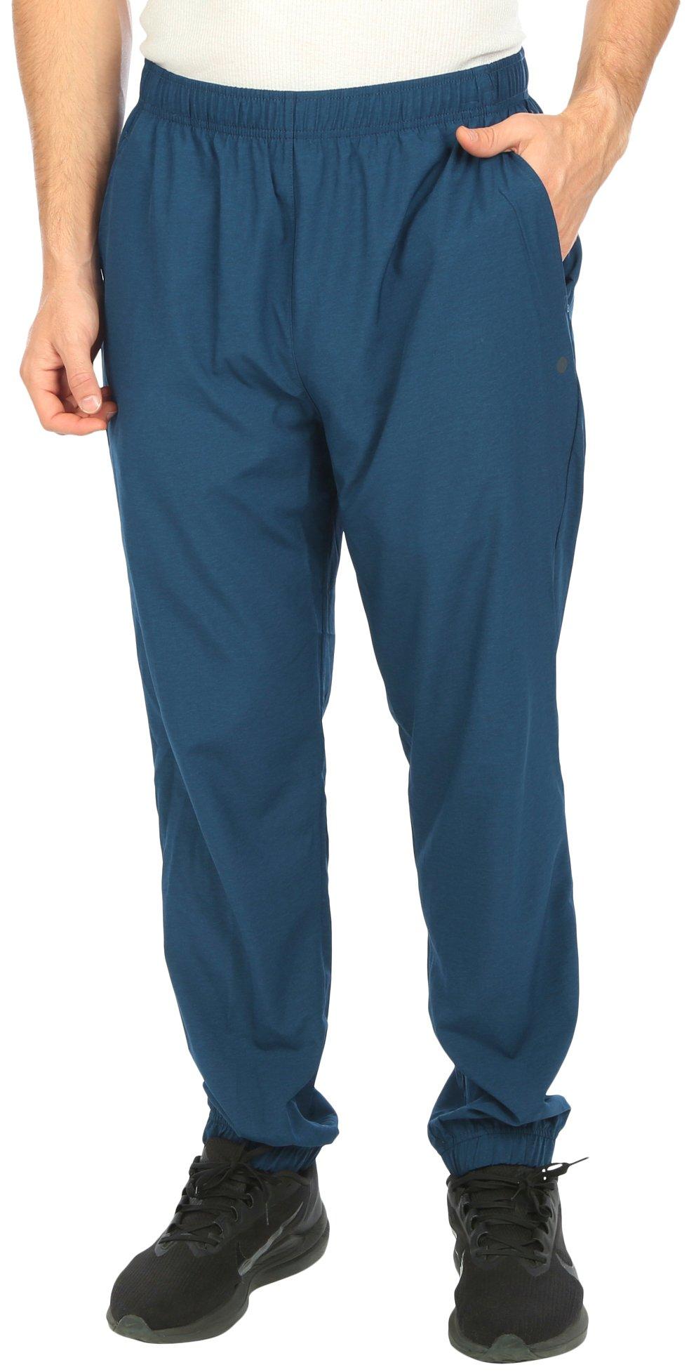 Sweat Pants for Man Slim Men's Flat Front Linen Blend Dress Pant Lightweight  Elastic Drawstring Waist Yoga Pants Army Green 3X-Large