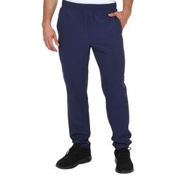 Mens Solid Woven Strech Athletic Pants