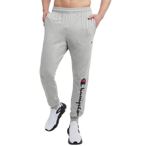 Champion Mens Solid Logo Jogger Pants