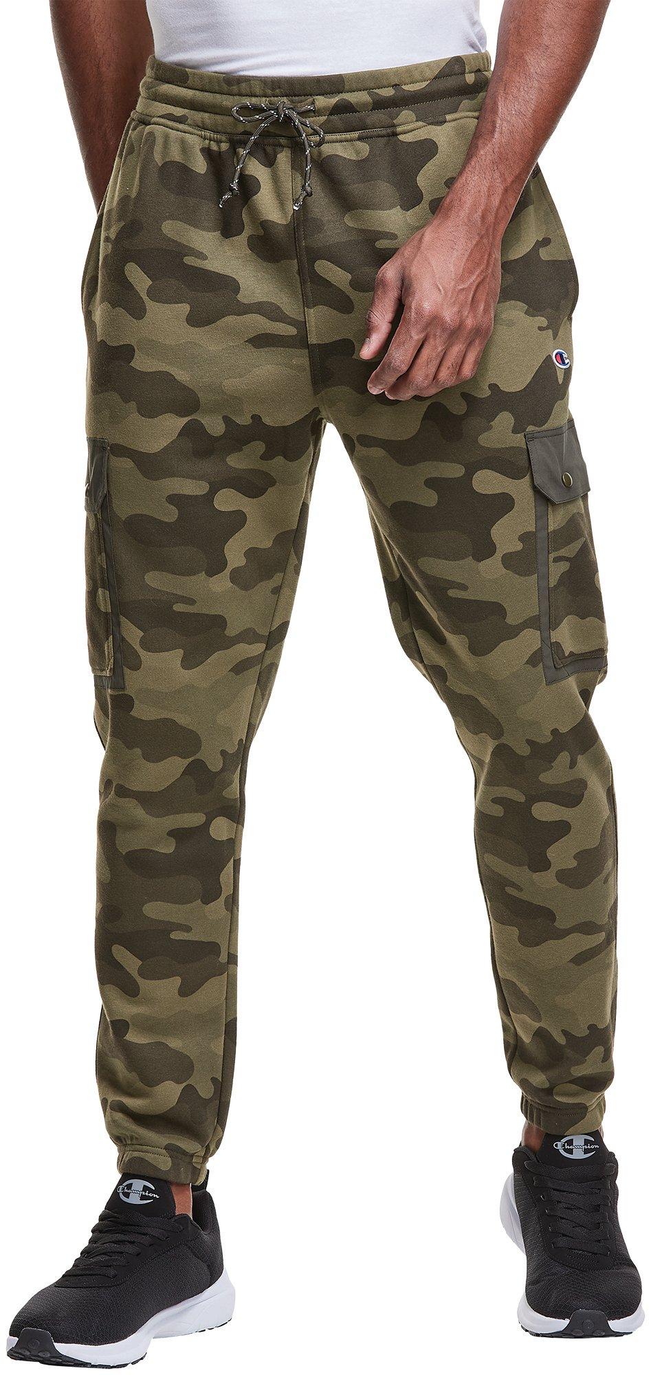 camo fleece pants mens